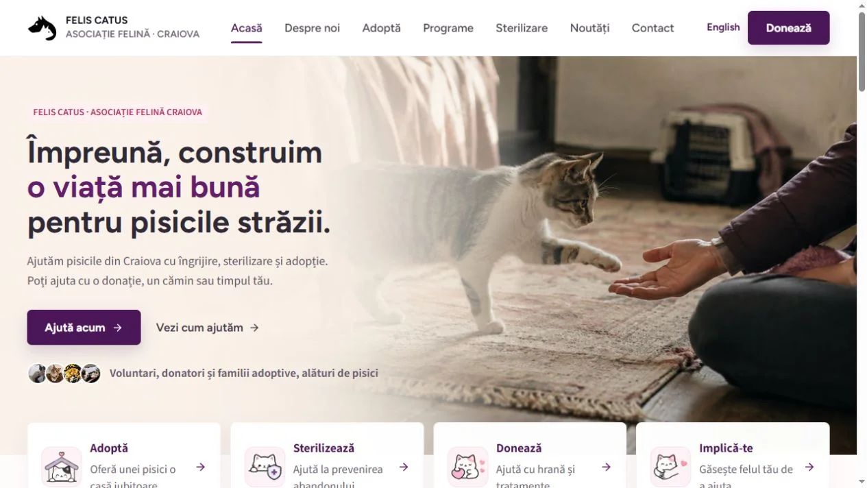 Felis Catus — pagina principală